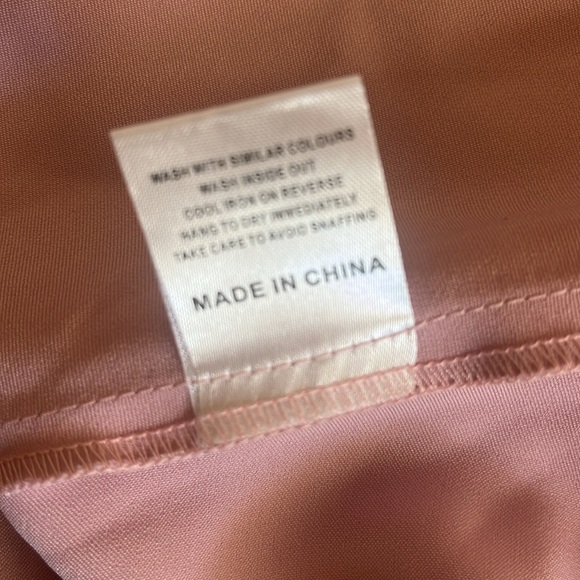 Micas Blush Pink Backless Maxi Dress Size M New With Tag - Picture 14 of 14